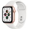 Apple Watch SE Alluminio 40 mm (2020) | WiFi + Cellular | oro | Cinturino Sport bianco M/L