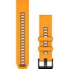 GARMIN Cinturini QuickFit 22 Silicone colore Spark Orange/Graphite 010-13392-01