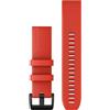 GARMIN Cinturini QuickFit 22 Silicone colore Laser Red con fibbia in acciaio nera 010-12901-02