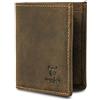 MATADOR Slim Wallet Chicago - Portafoglio piccolo con scomparto portamonete e protezione RFID - Porta carte di credito per uomo - Custodia in vera pelle - Mini portafoglio - inclusa scatola regalo,