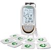 TESMED TE-880R Plus elettrostimolatore Muscolare Ricaricabile, EMS, TENS, Massaggio: 73 programmi di Cui 2 Personalizzabili - Funziona con 8 elettrodi