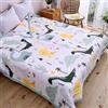 FANSU Copriletto Trapuntato 200x220cm, Microfibra Copriletto Matrimoniale, Tema dei Dinosauri Trapunta Matrimoniale, Primaverile Estivo Reversibile Trapunta Leggero Elegante