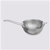 DEGHI Scolapasta rotondo 19 cm in acciaio inox con manico
