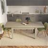 DEGHI Tavolo allungabile 160-210x80 cm rovere - Amigo