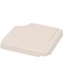 DEGHI Base per ombrellone con palo laterale 38x38 cm da 15 kg in cemento crema - Chamberi
