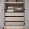 DEGHI Cassettiera soft close cashmere per armadio da 100 cm - Ventur