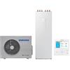 Samsung Pompa di Calore Aria-Acqua Splittata ClimateHub Samsung AE060RXEDEG/EU + Bollitore AE260RNWSEG/EU di 260 litri con Comando Incluso