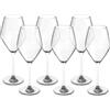 GUSTO CASA - Calici Vino Rosso Linea Degustazione in vetro 47 cl - set 6 pezzi