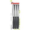 FISKARS - Kaimano Coltello bistecca Nero Serie Dinamik - set 6 pezzi