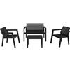 TOOMAX - Set da giardino Riviera 4 posti Antracite