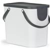 ROTHO - Pattumiera Albula Bianco 25 litri - h34x40x23,5 cm