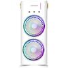DICTROLUX - Ventilatore Portatile VortexFast - Doppia Ventola con LED Multicolor e Nebulizzazione