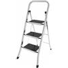COLOMBO - Sgabello Scala in alluminio 3 gradini Factotum - h108x65x50 cm