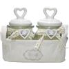 GUSTO CASA - Barattolo in vetro con cestino 30cl - set 2 pezzi