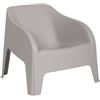 TOOMAX - Poltrona da esterno Petra Grigio talpa - h70x79x76,5 cm