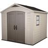 KETER - Casetta da giardino grande beige Factor 8x8 - h243x255x256,5 cm