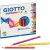 FILA - Giotto Supermina Pastelli a colori 24 pezzi