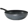 GUSTO CASA - Padella Wok in alluminio Linea Cook diametro 32 cm