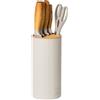 GUSTO CASA - Ceppo coltelli con stand Wood Design 5 pezzi