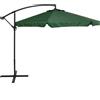 VESTIAMO CASA GIARDINO - Ombrellone Tondo Verde a lampada con carrucola - h250 cm x diametro 300 cm