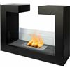 DICTROLUX - Camino a bioetanolo 1670W Essential black - h58x78x25 cm