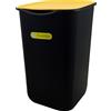 BELLI E FORTI - Pattumiera Plastica con Coperchio Giallo 50 litri
