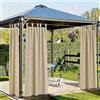 FRATELLI ZAMBETTI - Tenda Gazebo Springfield Beige Linea Lovely Home h270x160cm