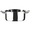 ABERT - Casseruola in acciaio inox 18/10 Linea Daily Plus - h12 cm diametro 24 cm