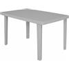 ARETA - Tavolo da giardino Rettangolare Marte Tortora Garden Collection - h72x100x67 cm