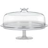 COSMOPLAST - Alzata grande per dolci con coperchio - h25 cm diametro 34 cm