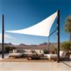 VESTIAMO CASA GIARDINO - Vela Ombreggiante Triangolare Bianca 3x3x3 metri