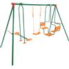 TU GIOCHI - Altalena da Giardino 5 Posti in Acciaio - h196x306x156 cm