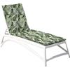 GEMITEX - Cuscino Coprilettino Decoro Foglie 182x60 cm
