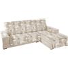 VALTEX - Copridivano Kino Plus Trapuntato 3 posti Double Face Beige 240x210cm