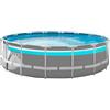INTEX - Piscina Rotonda Prisma Frame Clearview - altezza 122 cm diametro 488 cm