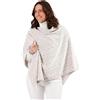FRATELLI ZAMBETTI - Poncho Flannel Scialle 160x66cm