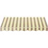 VERDELOOK - Tenda da sole Itaca avvolgibile fissa colore beige e marrone 3x2 metri