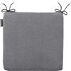 MADISON - Cuscino seduta Serie Panama Grigio - 40x40 cm spessore 5 cm
