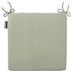 MADISON - Cuscino seduta Serie Panama Salvia - 40x40 cm spessore 5 cm