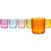 PASABAHCE - Bicchieri in vetro Linea Leia Multicolor 26 cl - set 6 pezzi