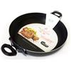 GUSTO CASA - Padella alta 2 manici antiaderente in alluminio Linea Ambra diametro 34 cm
