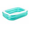 BESTWAY - Piscina Family gonfiabile rettangolare a 2 anelli - altezza 51x201x150 cm