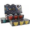 GUSTO CASA - Tazze da caffè colorate in stoneware Linea Seline - set 6 pezzi