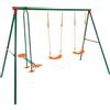 TU GIOCHI - Altalena da Giardino 4 Posti in Acciaio - h196x297x156 cm