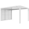 VERDELOOK - Pannelli Persiana con Doghe Richiudibili Lato 4 metri Bianco - Accessori per Pergola Bioclimatica Atena