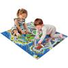 TU GIOCHI - Tappeto Gioco con 4 automobiline e accessori 120x80 cm - Gioca & Impara