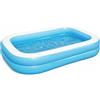 BESTWAY - Piscina Family gonfiabile rettangolare a 2 anelli - altezza 51x262x175cm