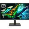Acer EK271Hbif Monitor PC 27, Display VA Full HD, 100 Hz, 1ms (VRB), 16:9, FreeSync, VGA, HDMI 1.4, Lum 250 cd/m2, Schermo PC con Contrasto 100M:1, ZeroFrame, Cavo HDMI Incluso, Nero