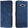 QIWEIQING Compatibili con Custodia Samsung J5 2016, Cover Galaxy J5 2016, Flip Custodia Portafoglio Libro Pelle PU con Porta Carte e Funzione Supporto per Galaxy J5 2016 Blue HX