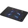 Conceptronic CNBCOOLPADL4F base di raffreddamento per notebook 4-Fan Cooling Pad 43,2 cm (17) Nero